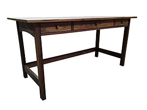Burlington Wood Library Desk by Vermont Furniture Designs