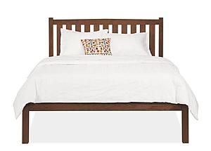 Crown Mission Wood Bed w/Low Foot by Vermont Furniture Designs