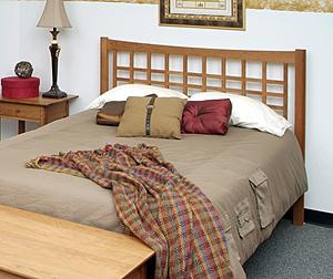 Cityscape Wood Bed w/Low Footboard by Vermont Furniture Designs