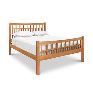 Greenwich Wood Bed w/High Footboard by Vermont Furniture Designs
