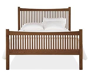 Heartwood Wood Bed w/High Footboard by Vermont Furniture Designs