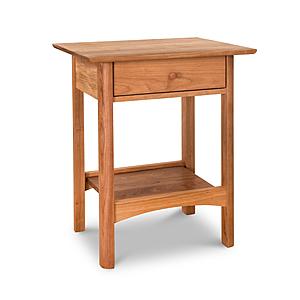Heartwood 1-Drawer Low Nightstand by Vermont Furniture Designs