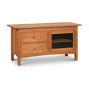 Heartwood 2-Drawer Plasma Media Console w/1-Door by Vermont Furniture Designs