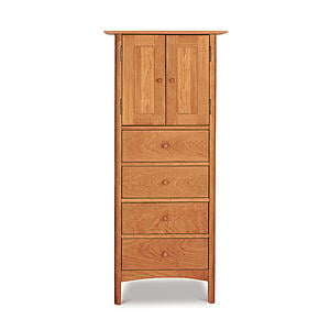 Heartwood 4-Drawer Tall Storage Chest by Vermont Furniture Designs