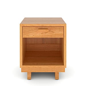 Loft Wood 1-Drawer Nightstand by Vermont Furniture Designs