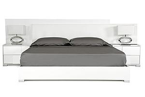 Modrest Monza Italian Modern White Eastern King Bedroom Set by VIG Furniture