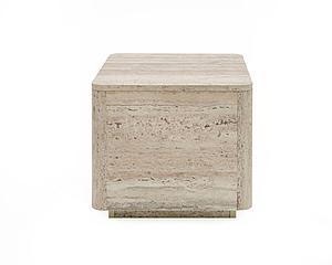 Nova Domus Roma - Modern Travertine Square End Table by VIG Furniture
