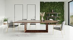 Modrest Channa - Modern Walnut Dining Table by VIG Furniture