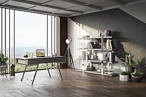 Modrest Dessart - Modern Elm Grey Office Desk by VIG Furniture