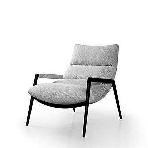 Modrest - Modern Homer Accent Grey Fabric Chair by VIG Furniture