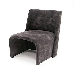 Modrest - Modern Jarvis Accent Dark Grey Fabric Chair by VIG Furniture