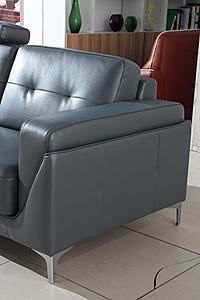 Divani Casa Markham Modern Grey Bonded Leather Chair by VIG Furniture