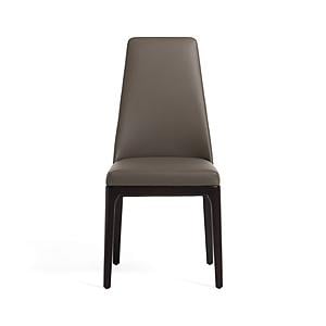 Modrest Encino - Modern Grey & Timber Chocolate Dining Chair (Set of 2) by VIG Furniture