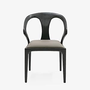 Modrest Campbell - Mid-Century Modern Grey & Black Ash Dining Chair by VIG Furniture