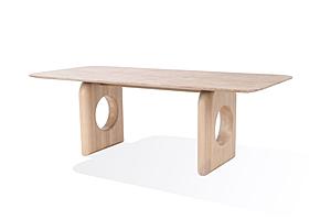 Nova Domus Osaka - Modern Faux Marble + Natural Ash Dining Table by VIG Furniture