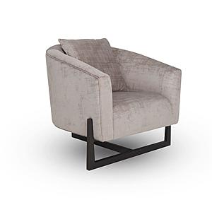 Modrest Forbis - Contemporary Grey Fabric Accent Chair by VIG Furniture