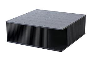 Modrest - Alpine Modern Mid Century Black Ash Square Coffee Table by VIG Furniture