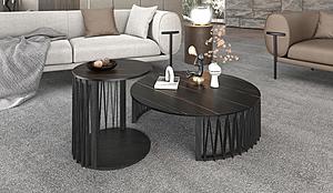 Modrest Larimer - Modern Round Coffee Table Set by VIG Furniture