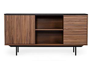 Modrest Maggie - Modern Walnut and Grey Buffet by VIG Furniture
