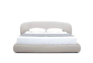 Modrest Lambert - Modern Beige Fabric Upholstered Bed by VIG Furniture