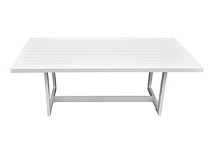 Renava Wake - Modern White Outdoor Dining Table by VIG Furniture