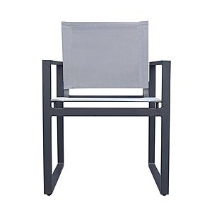 Renava Kayak - Modern Charcoal Outdoor Dining Armchair (Set of 2) by VIG Furniture