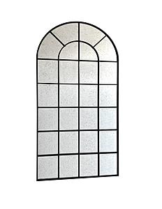 Modrest Grady - Industrial Antique Black Floor Mirror by VIG Furniture