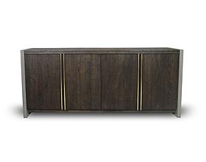 Modrest June - Modern Dark Grey & Walnut Buffet by VIG Furniture