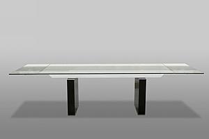 Lisbon Modern Glas Extendable Dining Table by VIG Furniture
