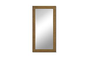 Modrest Glinda - Modern Brushed Brass Floor Mirror by VIG Furniture
