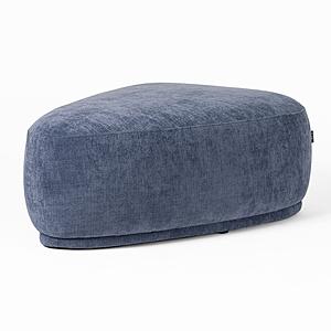 Divani Casa Kinsey - Modern Blue Large River Rock Ottoman by VIG Furniture
