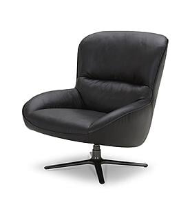 Modrest Theo - Modern Black Leather Accent Chair by VIG Furniture