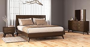 Modrest Novak - Eastern King Modern Dark Oak Bedroom Set by VIG Furniture