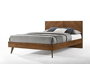Nova Domus Kamela -Modern Walnut Bed by VIG Furniture