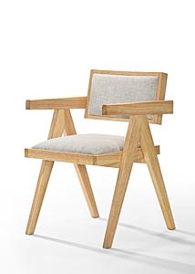 Modrest Fern - Modern Natural and Beige Dining Chair Set of 2 by VIG Furniture