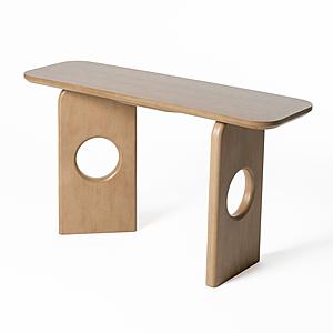 Nova Domus Oshana - Modern White Oak Console Table by VIG Furniture