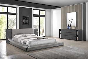 Nova Domus California King Jagger Modern Grey Bedroom Set by VIG Furniture
