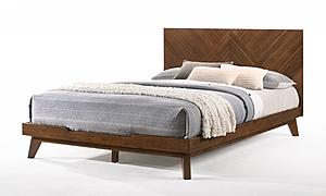 California King Nova Domus Soren - Modern Walnut Bed by VIG Furniture