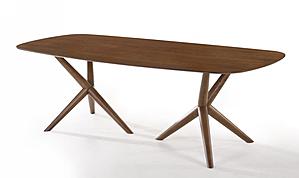 Modrest Utah - Modern Walnut Rectangular Dining Table by VIG Furniture