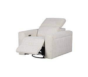 Divani Casa Gering - Modern Beige Fabric Power Recliner Chair by VIG Furniture