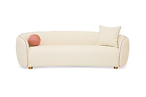 Modrest - Winfree Modern Off White Fabric 3-Seater Sofa by VIG Furniture