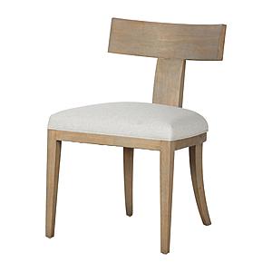 Modrest Fabien - Mid-Century Modern Beige Linen + Wood Dining Chair (Set of 2) by VIG Furniture
