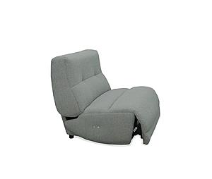 Divani Casa Basil - Modern Grey Fabric Large Electric Recliner Chair by VIG Furniture