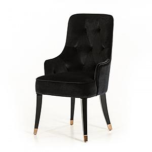 A&X Larissa Modern Black Fabric Dining Chair by VIG Furniture