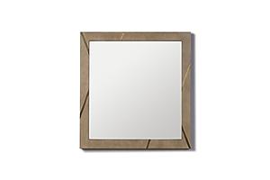 Modrest Nixa - Modern Birch + Brushed Bronze Mirror by VIG Furniture