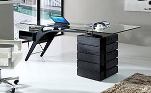 Modrest Suffolk - Contemporary Black Ash Desk by VIG Furniture