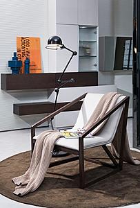 Divani Casa Taranto - Modern Grey Eco-Leather Lounge Chair by VIG Furniture