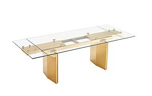 Modrest Nassim - Glam Glass Extendable Dining Table by VIG Furniture