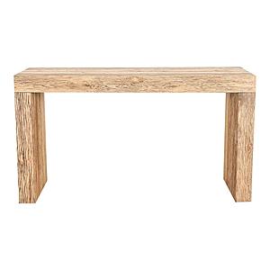 Evander Console Table Aged Oak by Moe's Home Collection