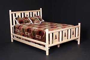 Montana Bed by Viking Log Furniture